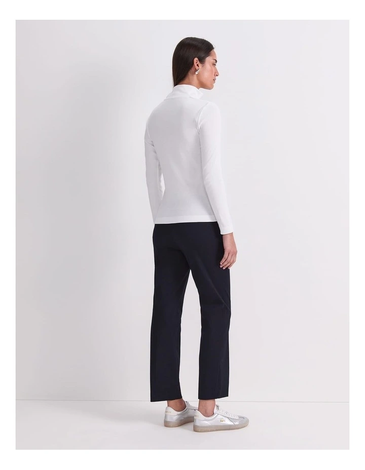 Lucy Zip Funnel Neck Top image 2