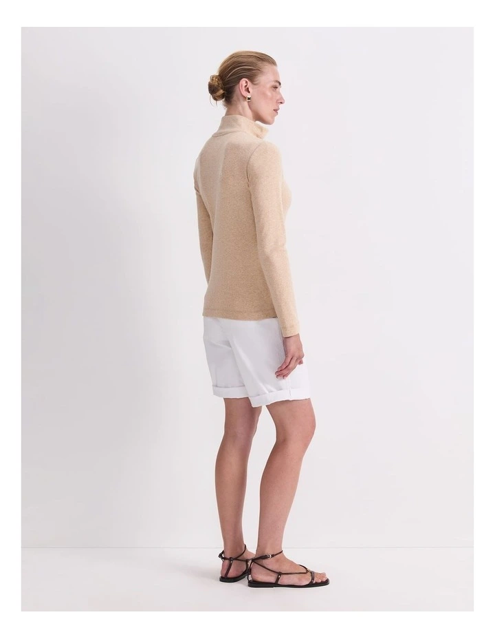 Lucy Zip Funnel Neck Top image 2