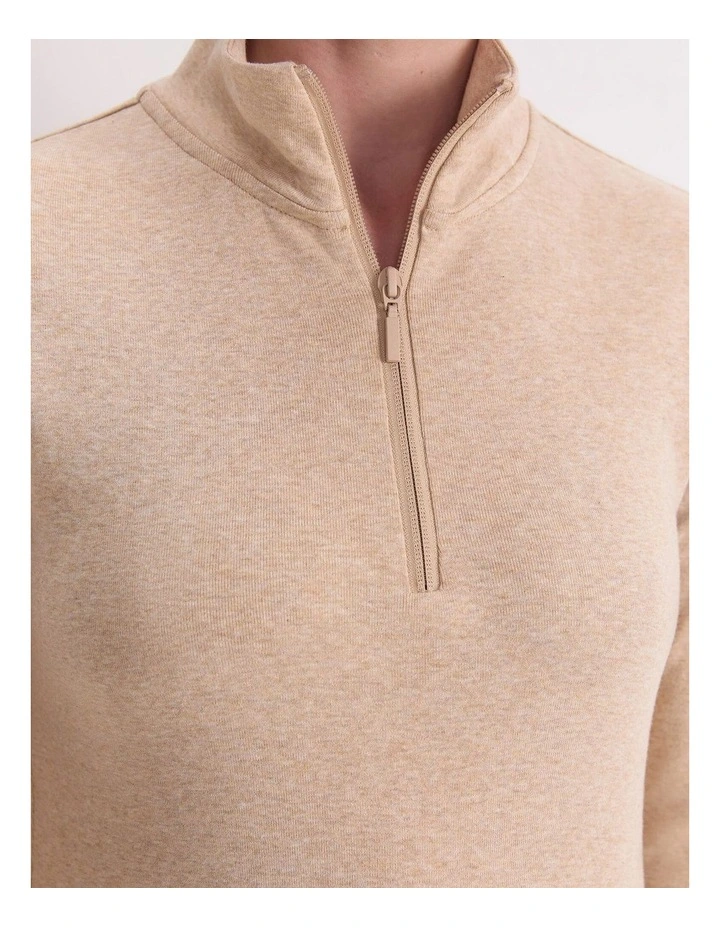 Lucy Zip Funnel Neck Top image 5