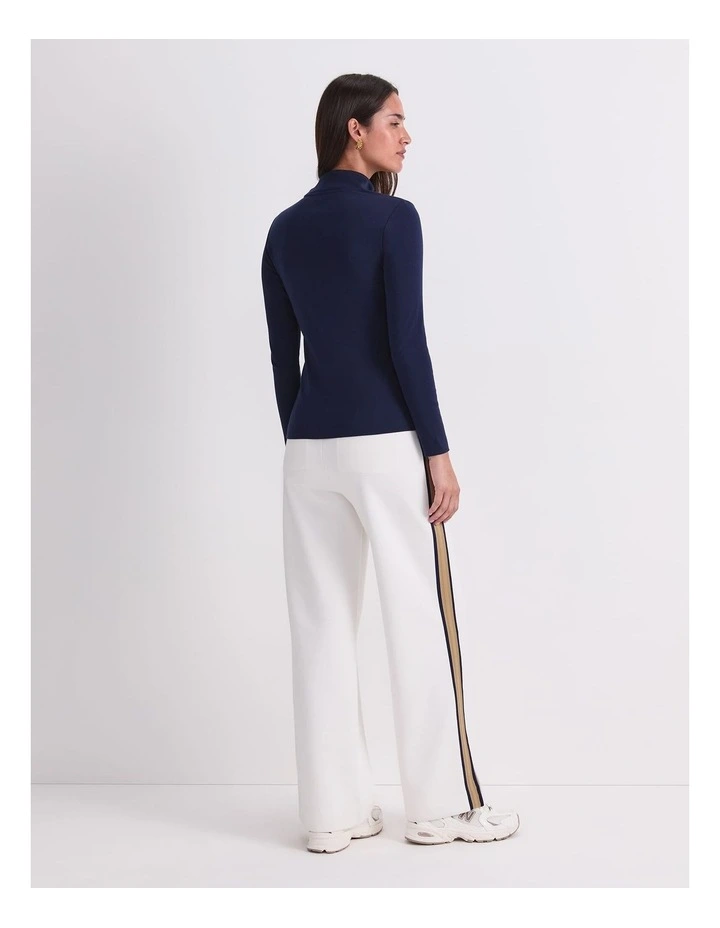 Lucy Zip Funnel Neck Top image 2