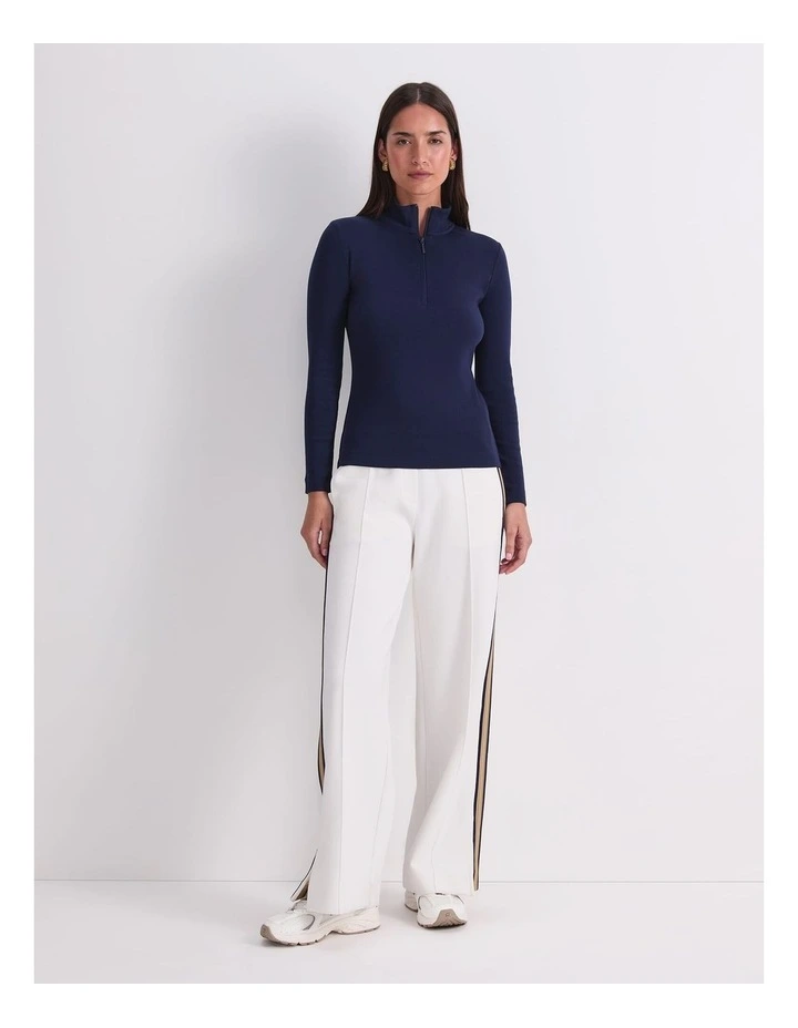 Lucy Zip Funnel Neck Top image 4