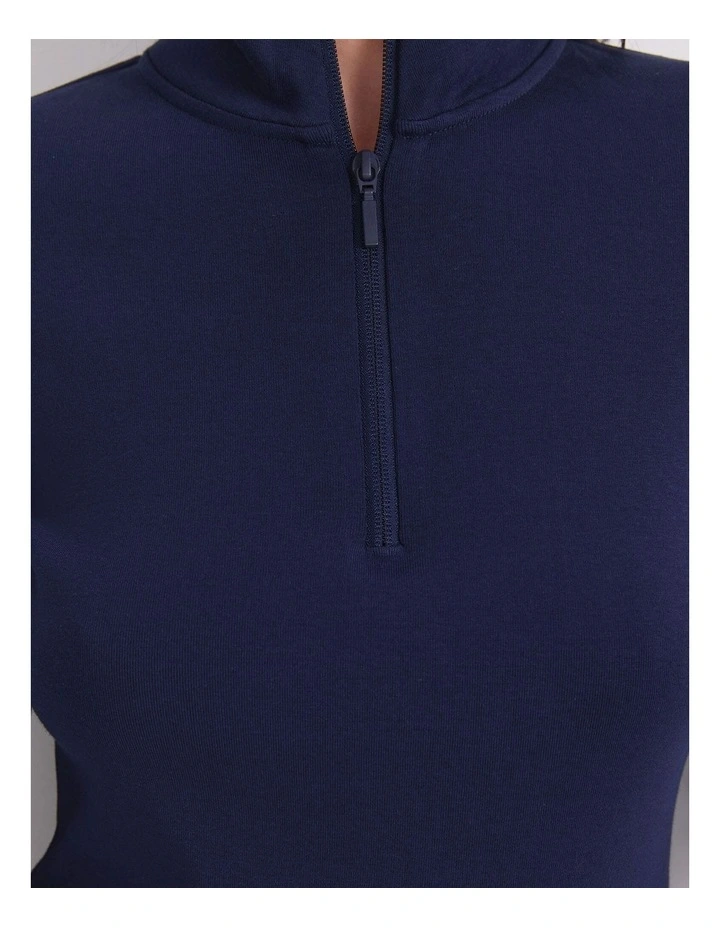 Lucy Zip Funnel Neck Top image 6