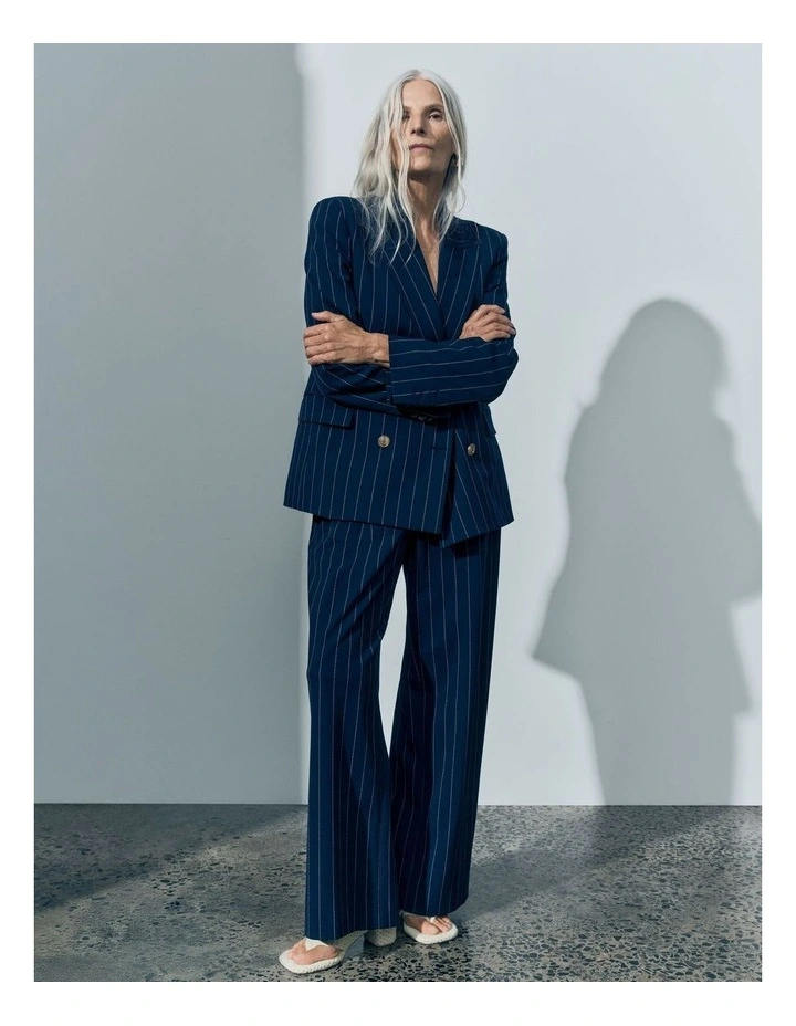 Mya Pinstripe Pant in Multi image 3