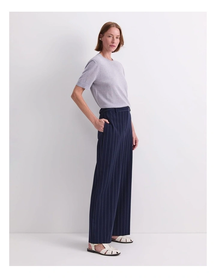 Mya Pinstripe Pant in Multi image 4