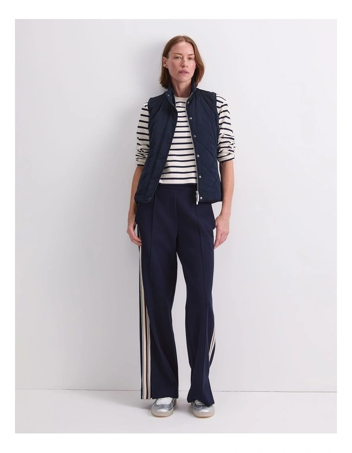 Vera Quilted Vest in Blue image 4