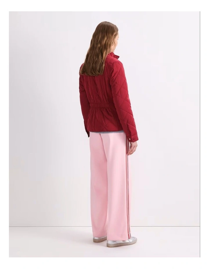Vera Quilted Jacket in Red image 2
