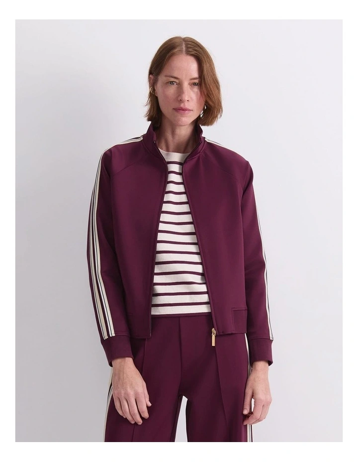Lina Track Jacket in Purple image 1