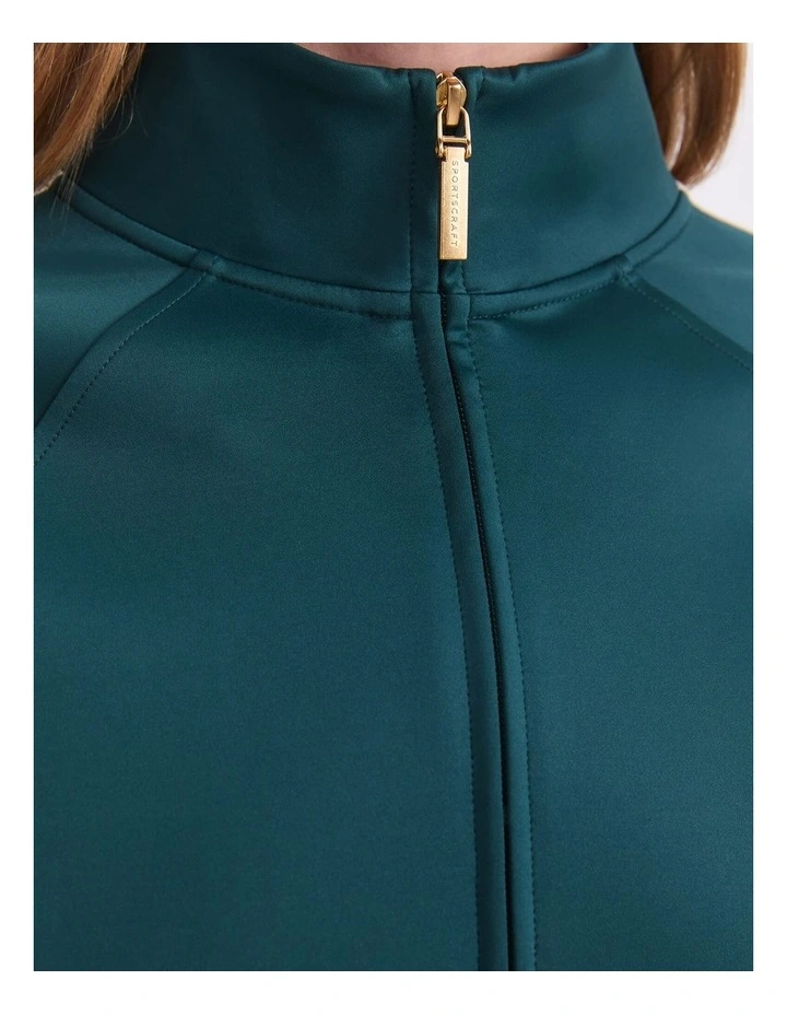 Lina Track Jacket in Green image 7