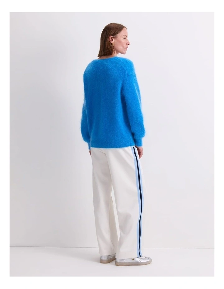 Tatiana Mohair Sweater in Blue image 2