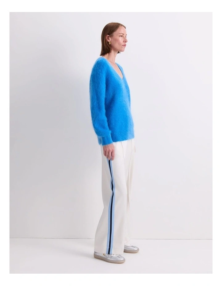Tatiana Mohair Sweater in Blue image 4