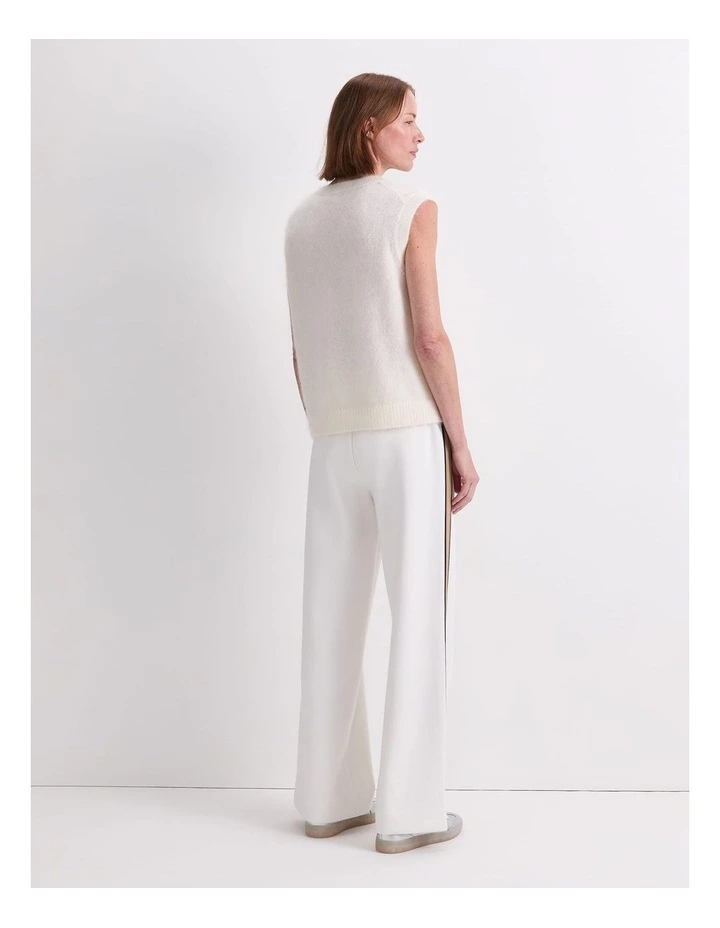 Tatiana Cable Vest in Cream image 2