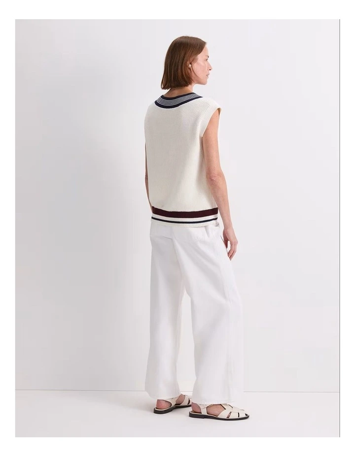 Elka Vest in Winter White image 2