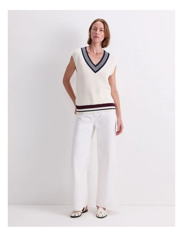 Elka Vest in Winter White image 3