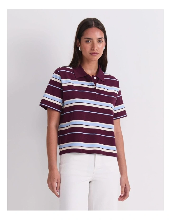 Anahit Stripe Polo in Multi image 1