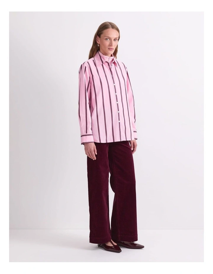 Jade Stripe Long Sleeve Shirt image 3