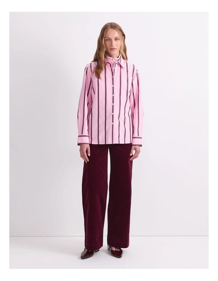 Jade Stripe Long Sleeve Shirt image 4