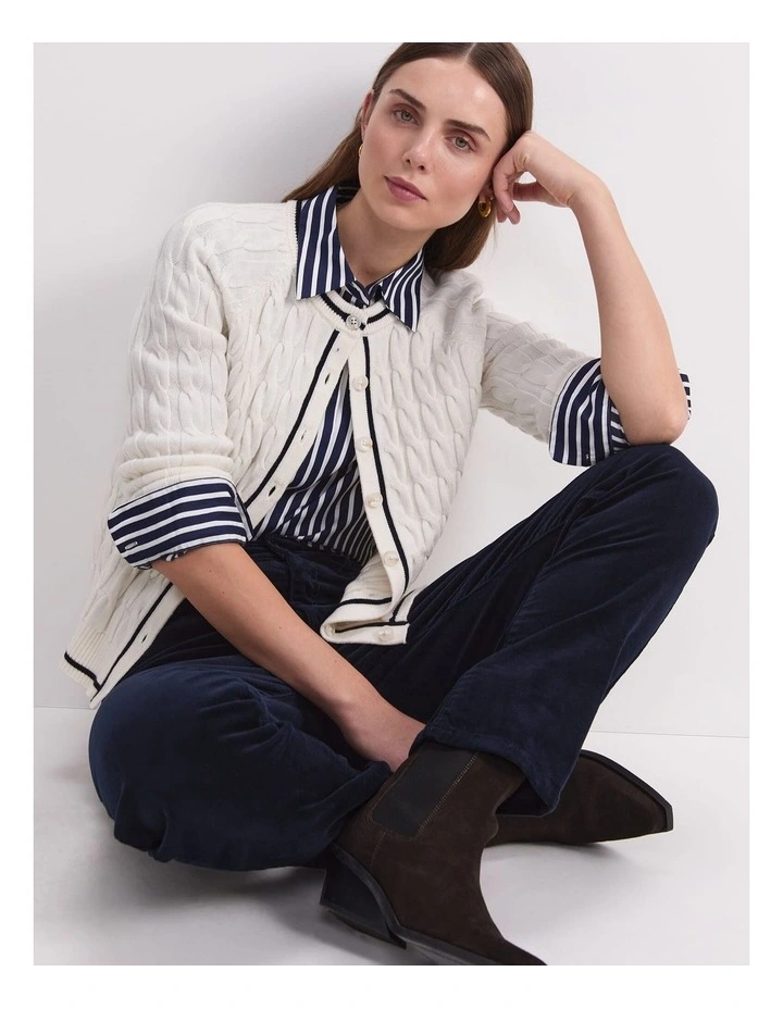 Merino Cable Cardigan image 5
