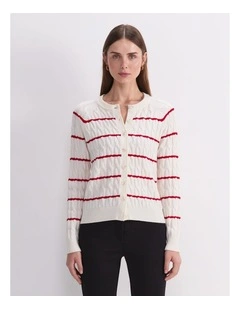 Merino Cable Cardigan