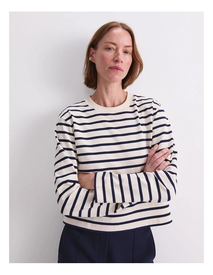 Sailor Stripe Tee in Multi image 4