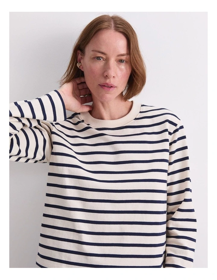 Sailor Stripe Tee in Multi image 5