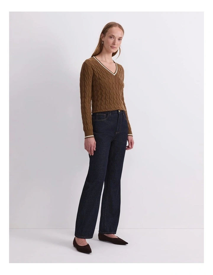 Simmi Straight Leg Jean in Blue image 3