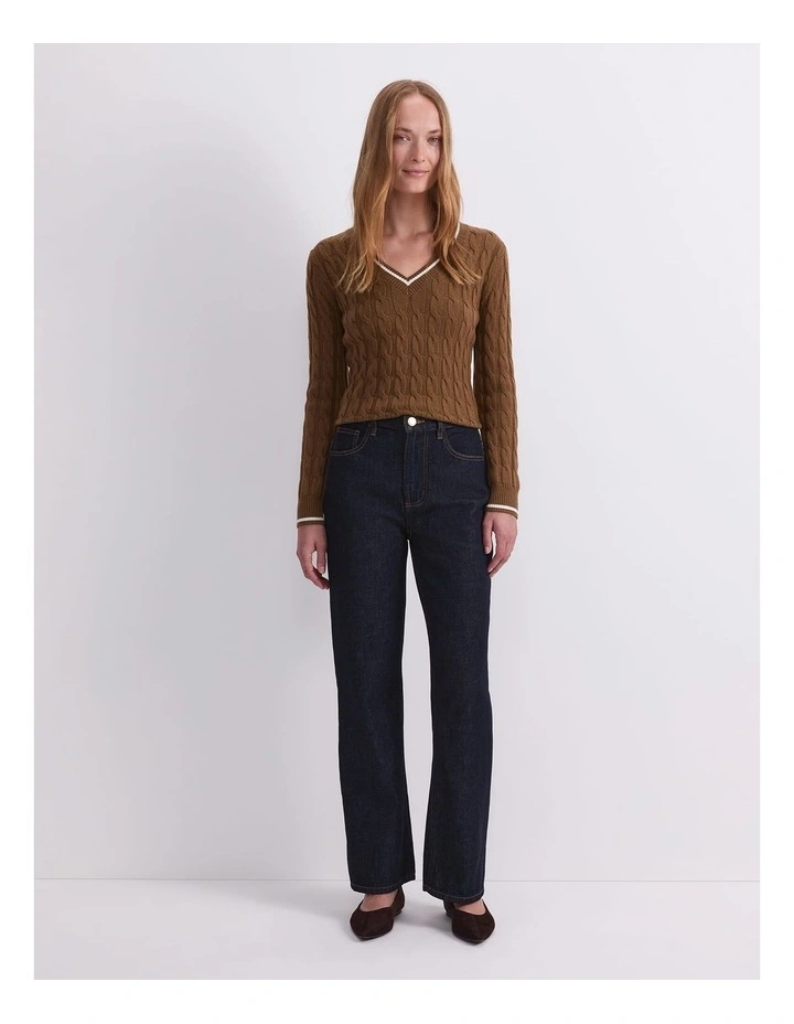 Simmi Straight Leg Jean in Blue image 4