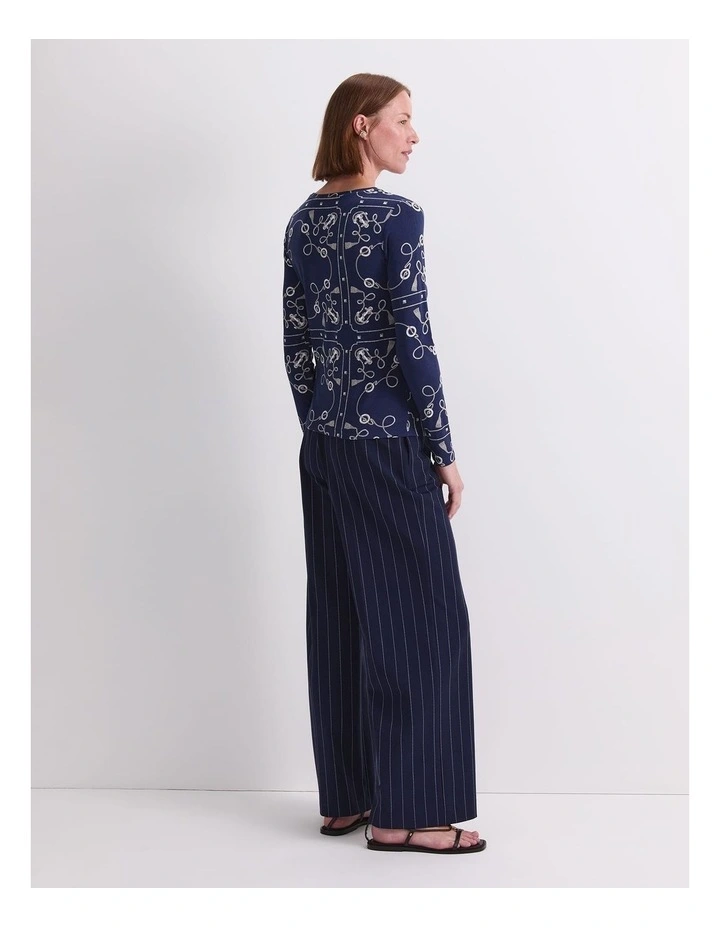 Sardinia Magic Long Sleeve Tee in Blue image 2