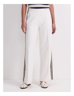 Bailey Track Pant in White