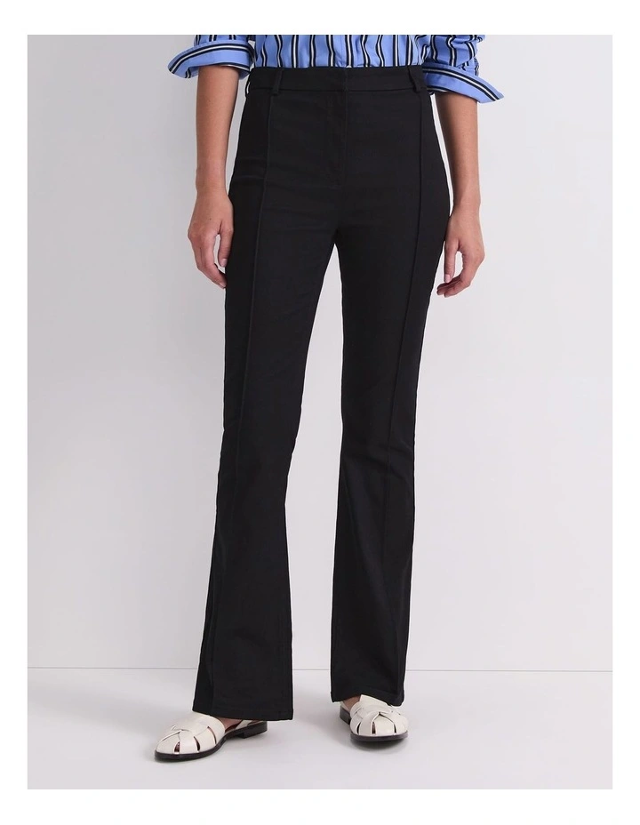 Nyra Pintuck Jean in Black image 1