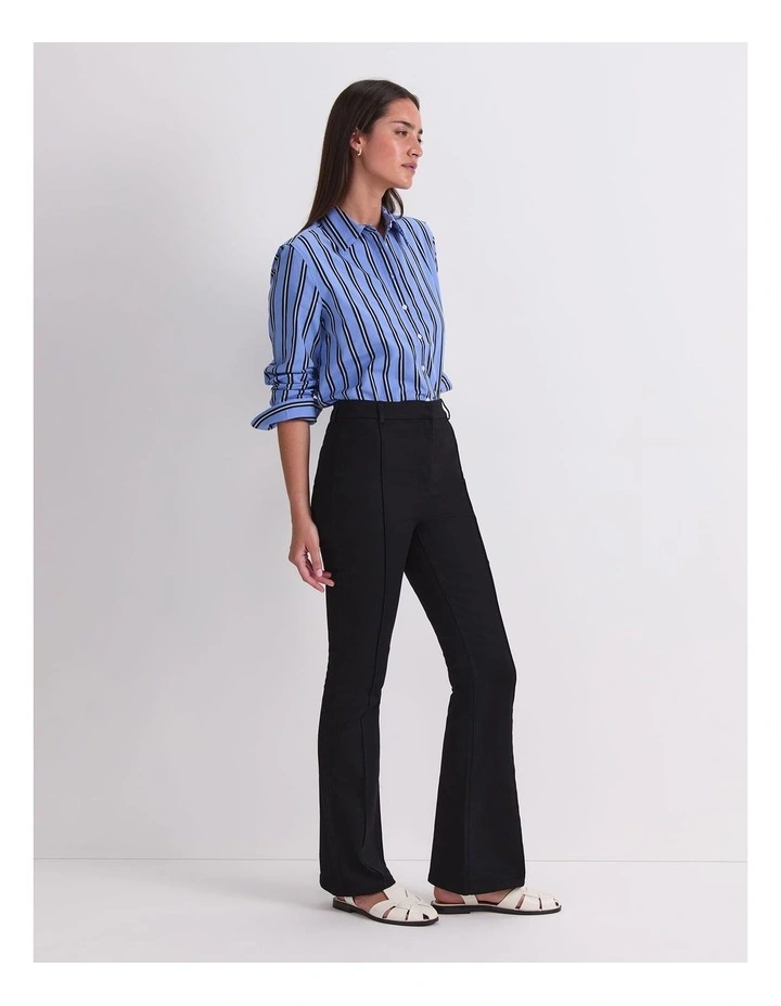 Nyra Pintuck Jean in Black image 3