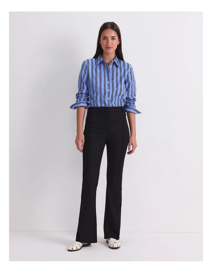 Nyra Pintuck Jean in Black image 4