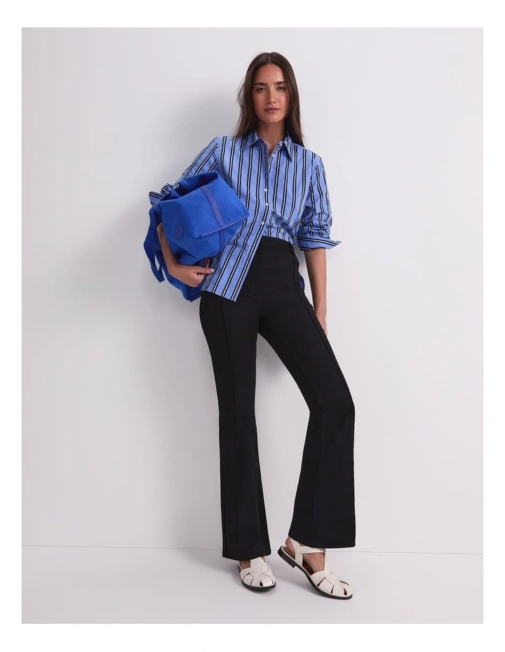 Nyra Pintuck Jean in Black image 5