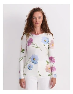 Garden Scatter Liberty Magic Tee in White