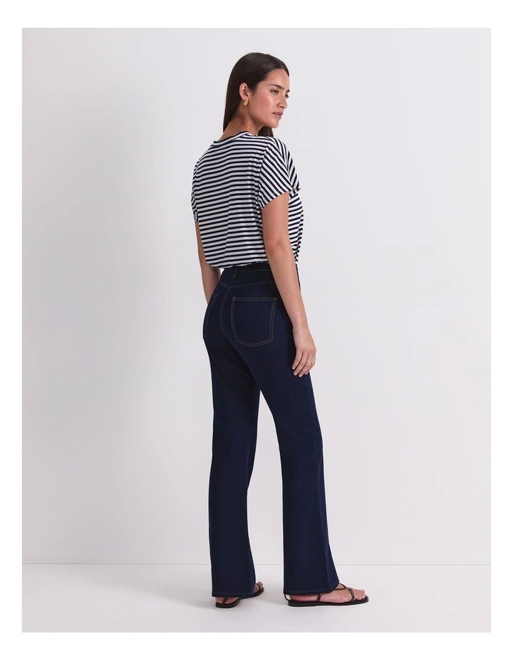 Nyra Five Pocket Jean in Washed Indigo image 2