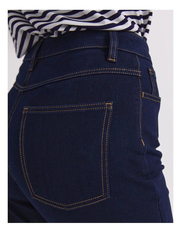 Nyra Five Pocket Jean in Washed Indigo image 3