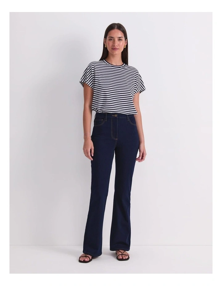 Nyra Five Pocket Jean in Washed Indigo image 4