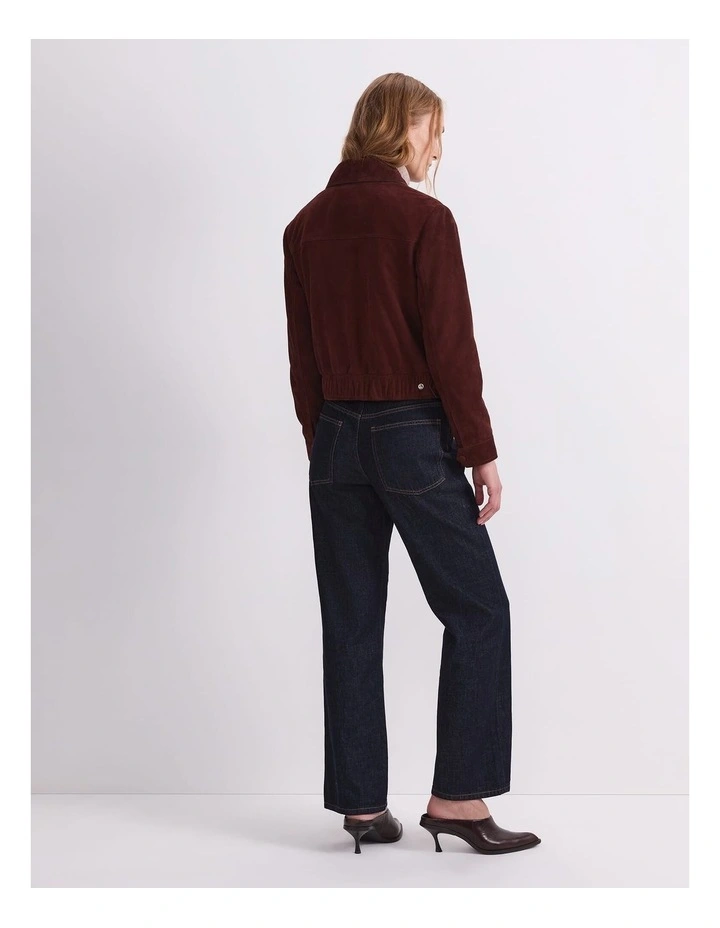 Lolita Suede Jacket in Brown image 2