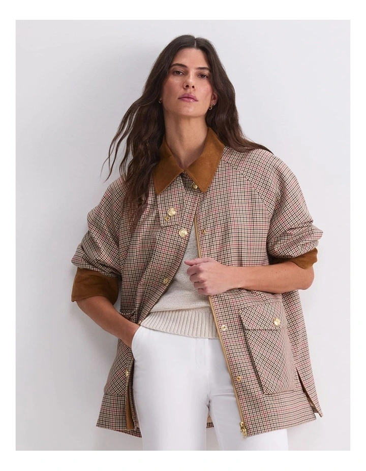 Sara Barn Jacket in Multi image 1
