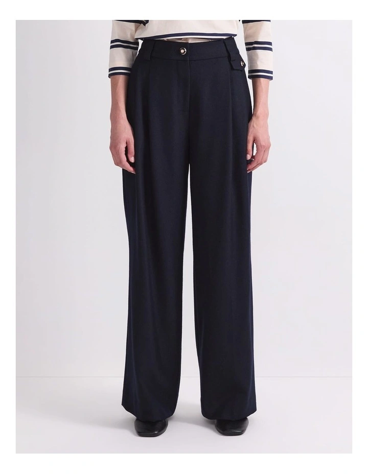 Frankie Twill Pant in Blue image 1