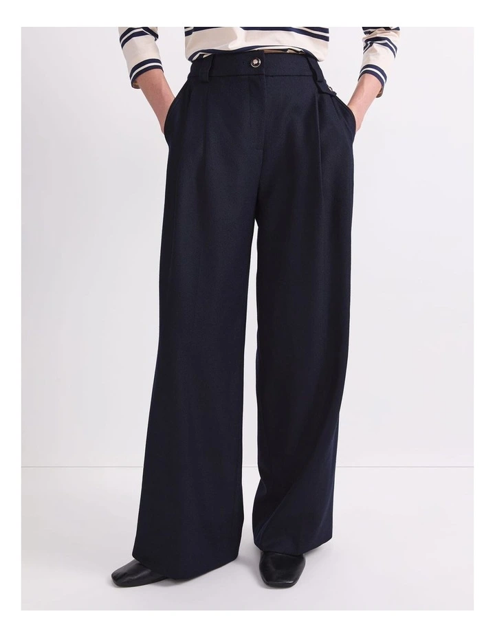 Frankie Twill Pant in Blue image 6