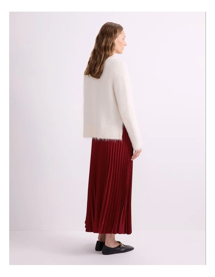 Alpaca Blend Sweater in Winter White image 2