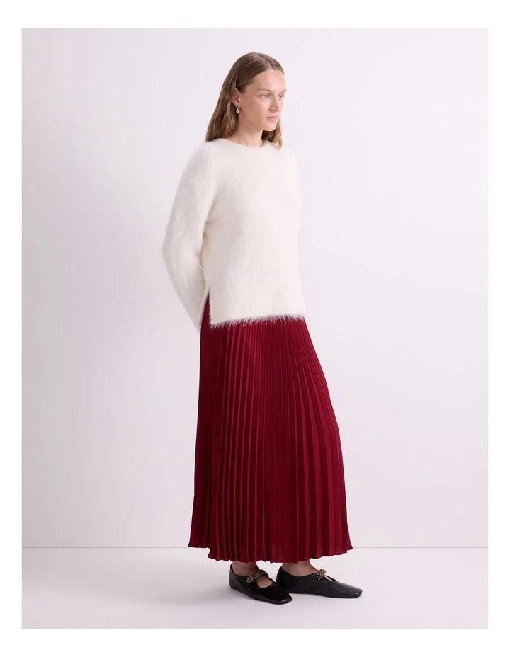 Alpaca Blend Sweater in Winter White image 3