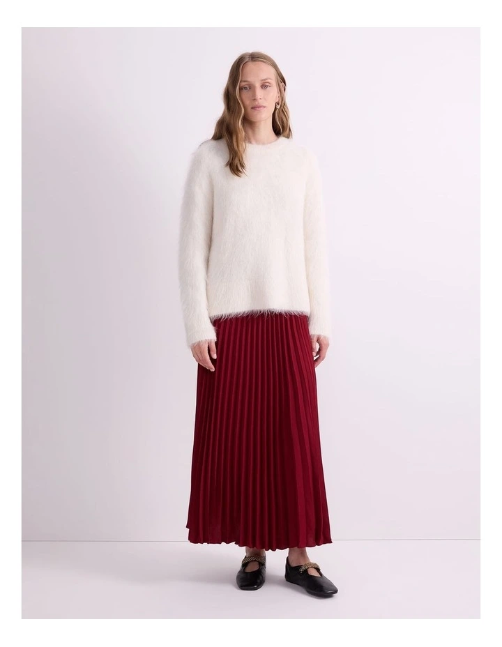 Alpaca Blend Sweater in Winter White image 4