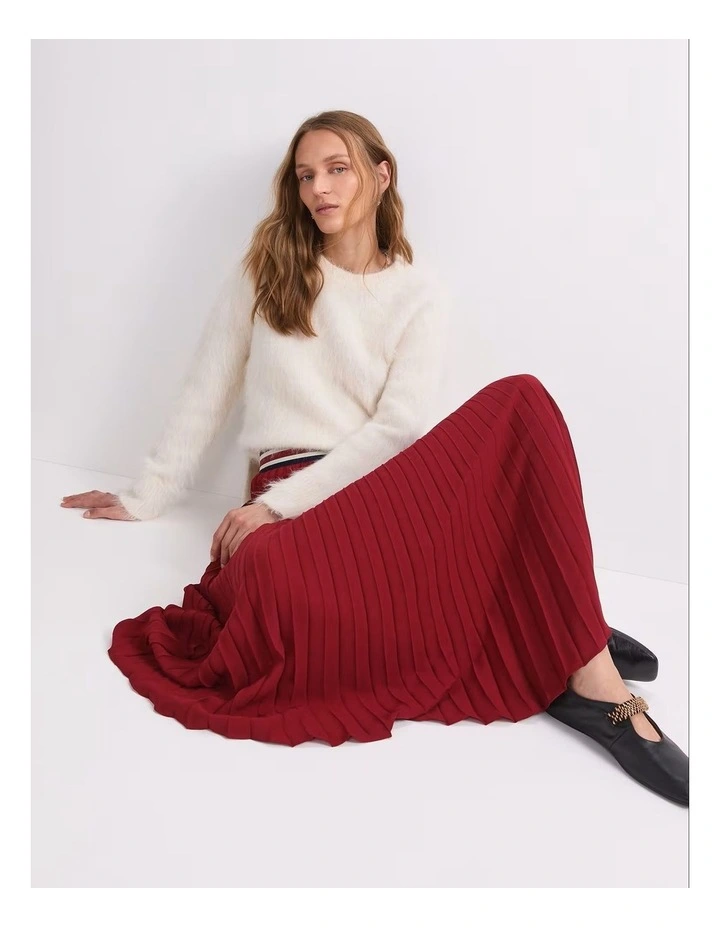 Alpaca Blend Sweater in Winter White image 5