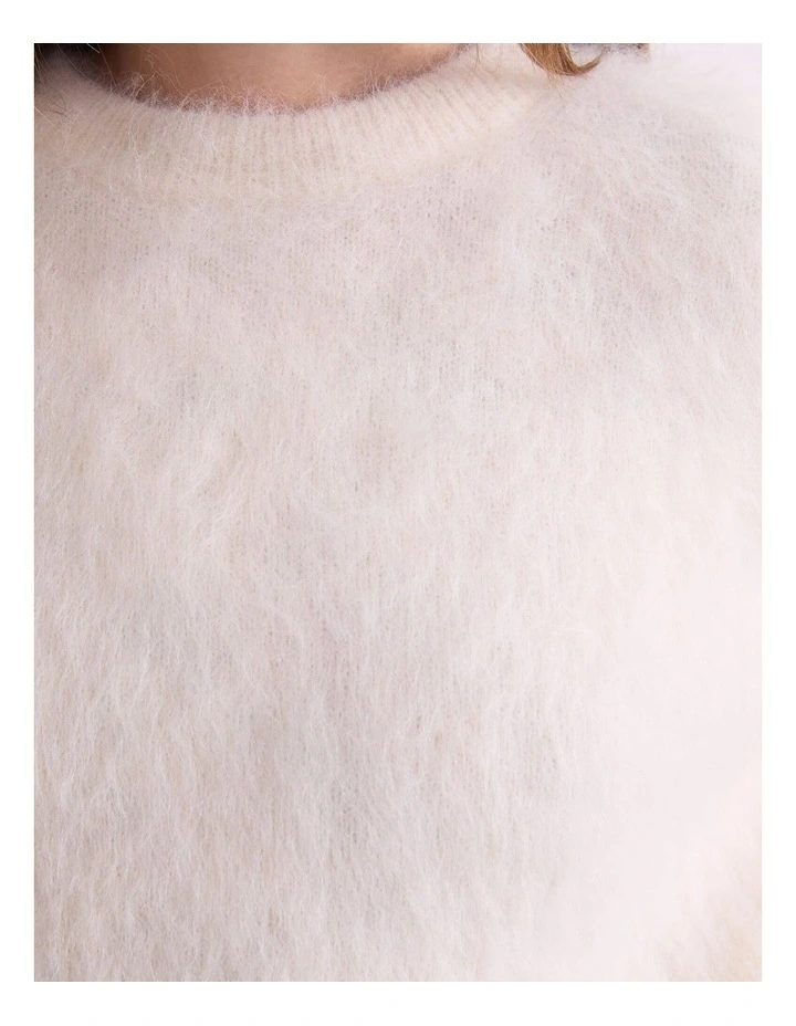 Alpaca Blend Sweater in Winter White image 6