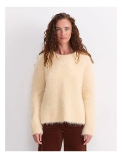 Alpaca Blend Sweater in Amber