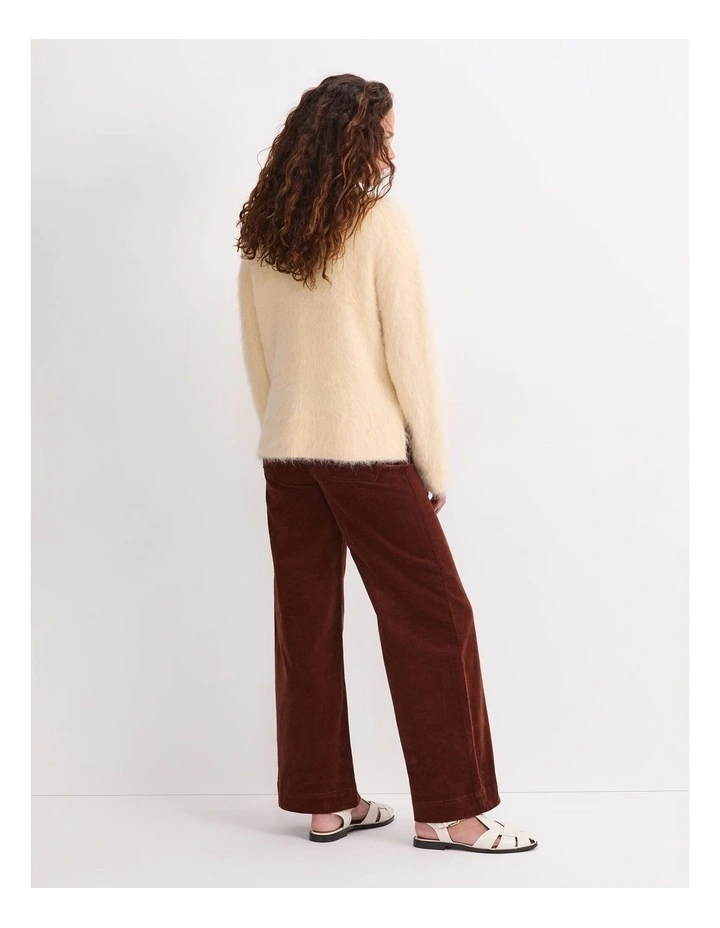 Alpaca Blend Sweater in Amber image 2