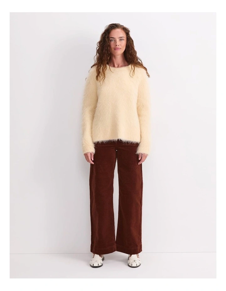 Alpaca Blend Sweater in Amber image 4