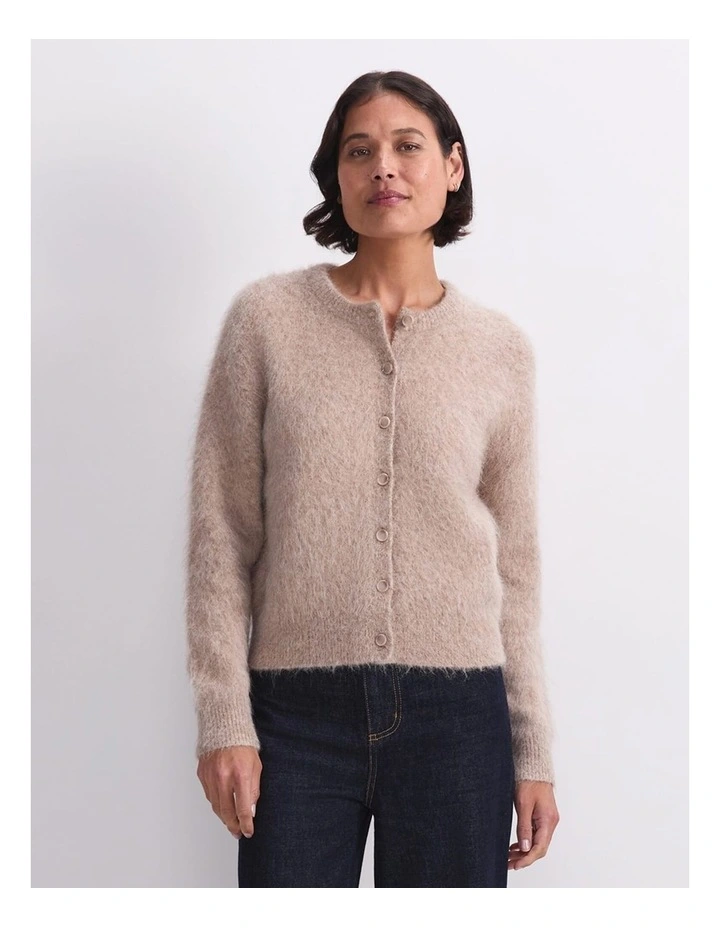Alpaca Blend Cropped Cardigan image 5