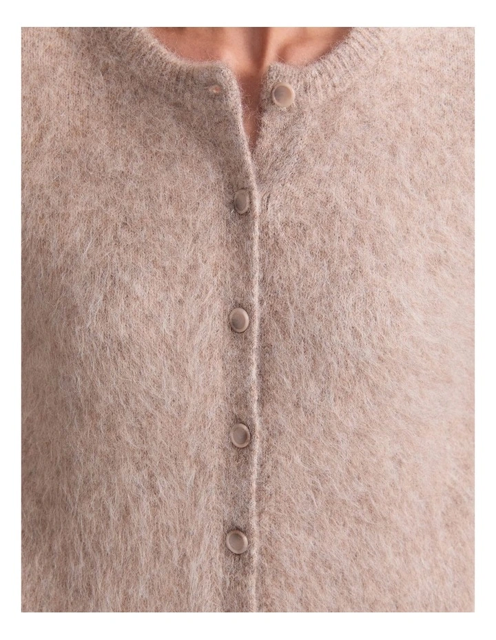Alpaca Blend Cropped Cardigan image 7
